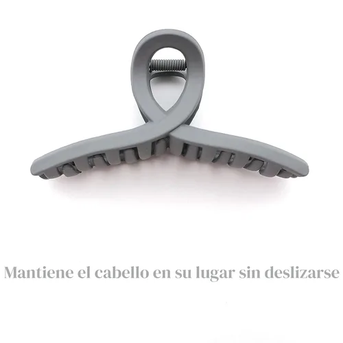 Vista 6 de Pinzas para el cabello de 4.3 pulgadas, grandes, antideslizantes, grandes mate, clip de mariposa para cabello fino y grueso, paquete de 4