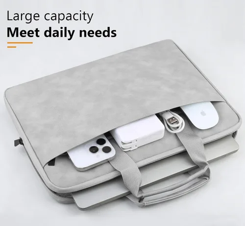 Vista 3 de Lacdo Funda protectora para laptop para MacBook Air M5/A3448 (2026), M4/A3241 2025, M3/A3114, M2/A2941, MacBook Pro A1990 A1707 de 15 pulgadas Gris