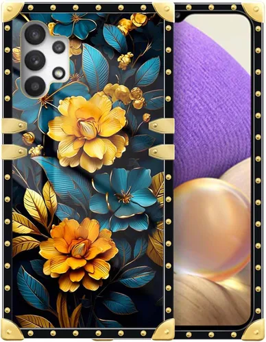 Vista 112 de Funda compatible con Samsung Galaxy A03S 4G, TPU suave de lujo y parte trasera de policarbonato duro para niñas y mujeres, funda protectora a prueba