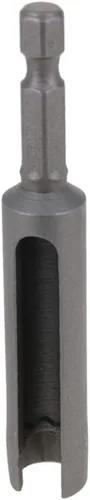 Vista 2 de Auniwaig 1/4" de cambio rápido 0.31" tuerca destornillador hexagonal broca ranurada broca herramienta 3.15" longitud 1pcs