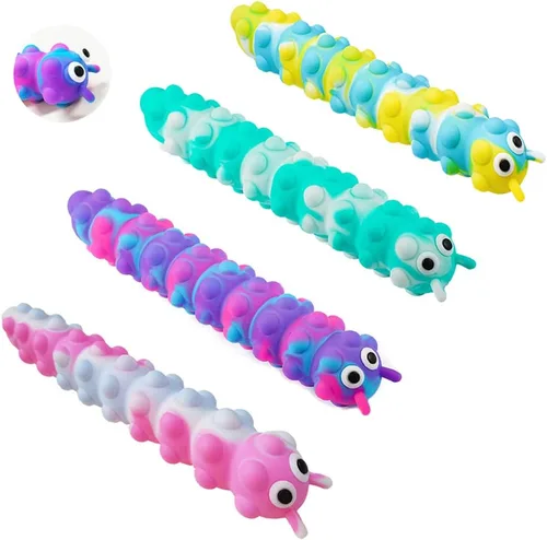 Vista 16 de Juguete Fidget Pop de Succión, Juguetes para Relajarse y Aliviar la Presión, Juguetes Sensoriales Popper Anti-Presión de Compresión 3D para Niños
