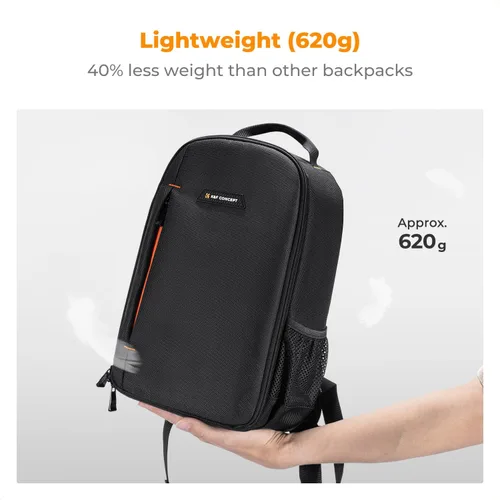 Vista 4 de K&F Concept Mochila de cámara para fotógrafos