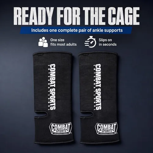 Vista 6 de Combat Sports Muay Thai MMA Tobilleras Azul