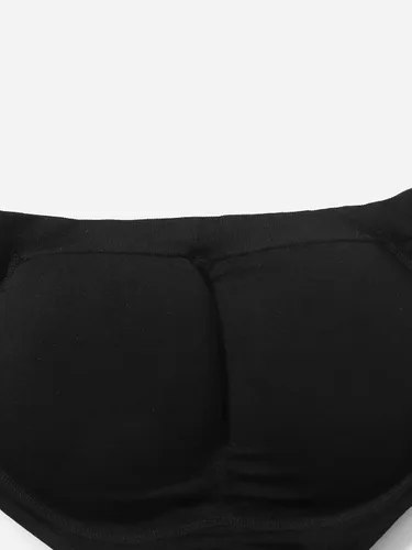 Vista 4 de OYOANGLE 2 piezas de almohadillas de cadera sólidas para levantar los glúteos para mujer