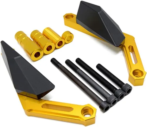 Vista 7 de Funda de aluminio CNC para motocicleta, protector de choque del motor, protector deslizante para protección contra caídas, compatible con Yamaha