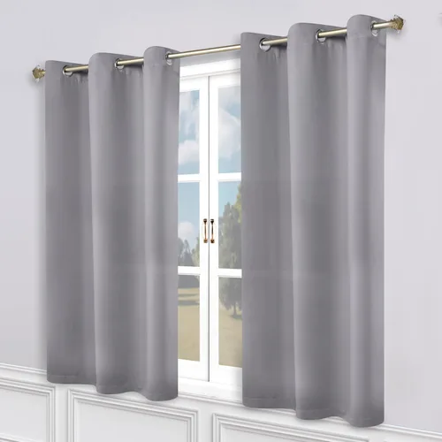 Vista 176 de Superior Cortinas Opacas, Oscurecimiento de Habitación, Dormitorio, Cortinas, Cocina, Acentos de Ventana de Sala de Estar, Bloqueo Solar, Térmico