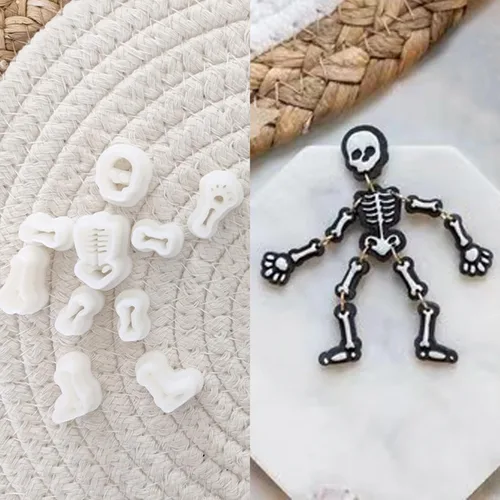 Vista 20 de Cortadores de arcilla polimérica para la fabricación de aretes Suministros Arcilla polimérica para la fabricación de joyas