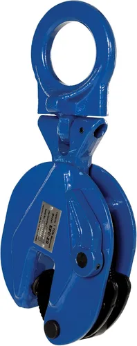 Vista 2 de Vestil Abrazadera de placa vertical de acero EPC-20 2,000 Lb. Capacidad Azul