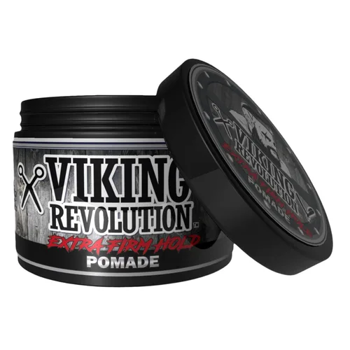 Vista 4 de Pomada de fijación extrema Viking Revolution para hombres – Estiliza y da acabado a tu cabello - Fijación extra firme, fuerte y alto brillo