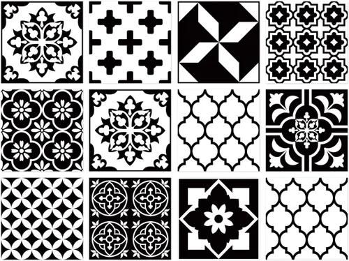 Vista 10 de Pegatinas de Azulejos para Salpicadero de 6x6 pulgadas en Verde, Despegar y Pegar, Patrón Mandala, Calcomanías de Azulejos Decorativas para Cocina