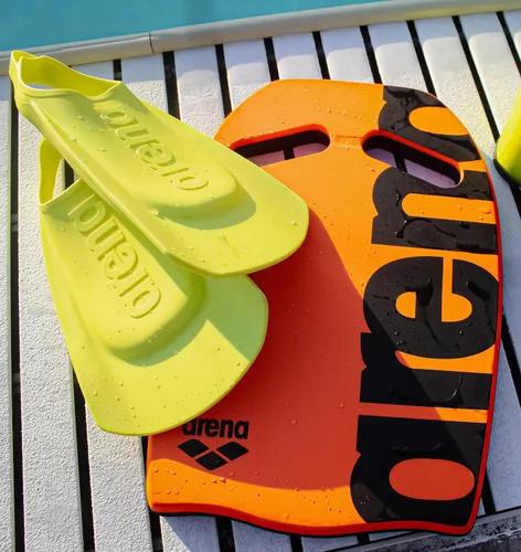Vista 6 de Arena Aletas de natación unisex para adultos, ligeras y cómodas, para entrenamiento de natación para hombres y mujeres, aletas de pala corta