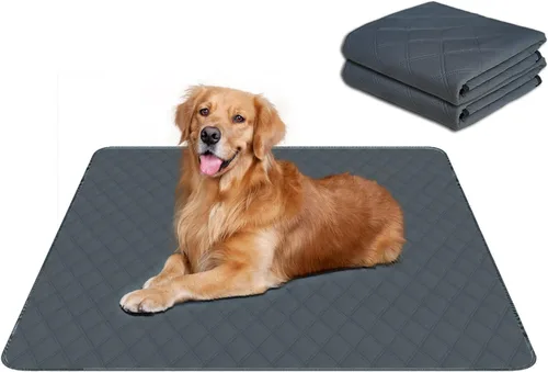 Vista 20 de RIOUSSI - Almohadillas reutilizables para orina para perros, cachorros, lavables, absorbentes, a prueba de fugas Soft Material Non-Slip Bottom