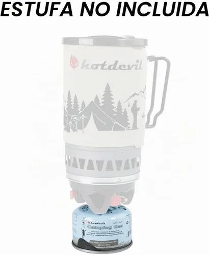 Vista 7 de Hotdevil Recipiente de combustible de isobutano de 100 gramos para estufa de camping Recipiente de combustible de butano y propano para camping