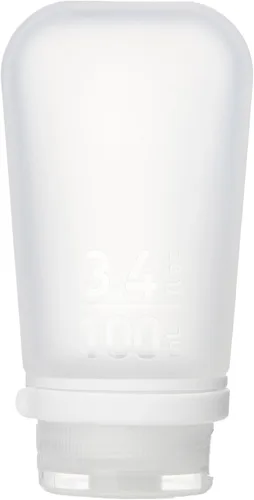 Vista 15 de Humangear GoToob, pequeño padre, Agua (Aqua)), HG3161 Refillable & Leak-Proof Silicone Travel Size Bottles with Locking Cap for Toiletries