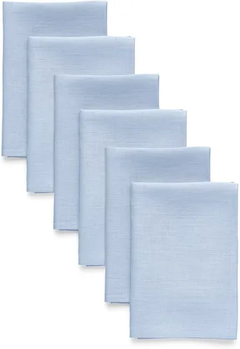 Vista 78 de Solino Home Juego de 4 manteles individuales blancos de 100 % lino puro de 14 x 14 pulgadas para invierno, San Valentín, primavera, Pascua, Fete