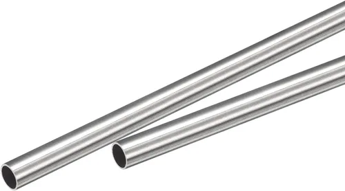 Vista 48 de Uxcell Tubo capilar de acero inoxidable 304, OD 0.4 mm x 0.1 mm de grosor de pared, 250 mm de longitud, tubo metálico para maquinaria industrial