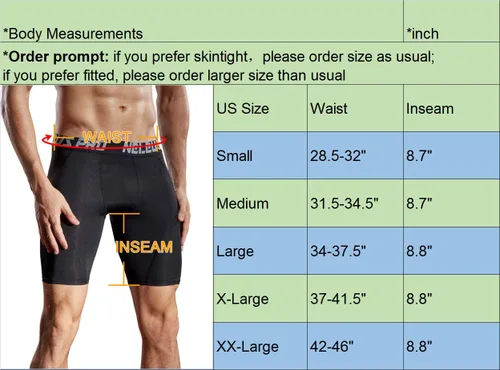 Vista 3 de NELEUS Paquete de 3 pantalones cortos de compresión para hombre
