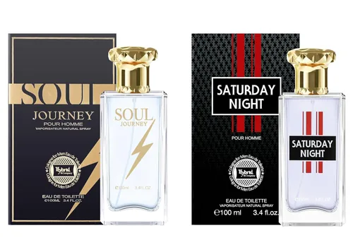 Vista 9 de Hybrid & Company Hombres 2 Pcs Courageous Into Infinity Eau De Perfum Vaporisateur Natural Spray