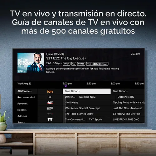 Vista 10 de TCL Smart TV Class R3D Series QLED Roku de 40 pulgadas Diseño sin bisel FullView, Google Cast y AirPlay 2 Televisión para dormitorio, dormitorio