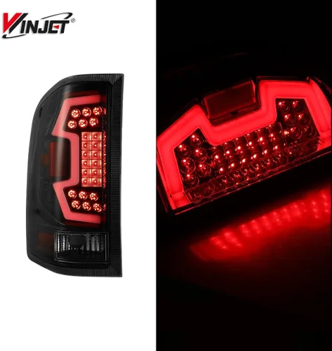 Vista 5 de Winjet Luces traseras LED para Chevrolet Silverado 1500 2500 3500 2010 2011 2012 2013 2014 Chevrolet Silverado 1500 2500 3500 3500] Tubo Lente