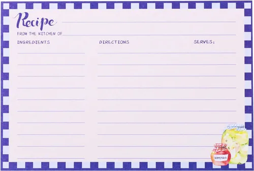 Vista 7 de COFICE Tarjetas de recetas de 4 x 6 pulgadas, tarjetas de recetas de doble cara, 50 unidades (pájaro)