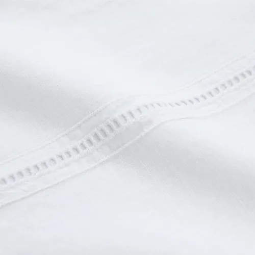 Vista 7 de Camisas de manga corta con botones de algodón y lino para hombre, estilo cubano, campamentos de guayabera