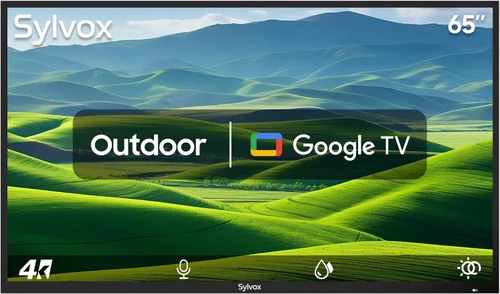 Vista 21 de SYLVOX Nueva TV inteligente para exteriores de 43”, Rendimiento impermeable superior, Acabado mate mejorado para efecto antirreflejos mejorado