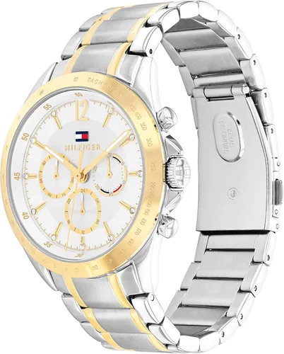 Vista 2 de Tommy Hilfiger 1782555 - Caja de acero inoxidable para mujer y pulsera de eslabones Color dos tonos Dos tonos