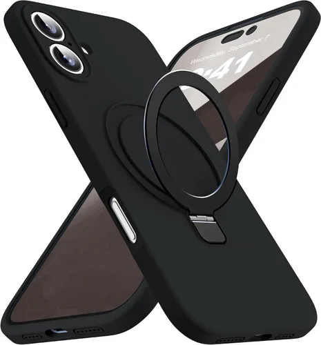 Vista 35 de Funda diseñada para iPhone 11 con soporte magnético invisible Compatible con Mag-Safe, a prueba de caídas de grado militar, a prueba de golpes