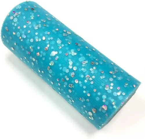 Vista 34 de Rollo de tul con lentejuelas con purpurina, decoración de boda, suministros de organza para fiestas de cumpleaños, carrete de tela, vestido tutú