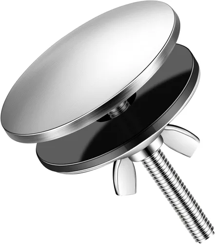 Vista 8 de LEIFIDE Tapa de orificio para fregadero de cocina de 2 pulgadas, tapa de orificio de fregadero con grifo, tapón de acero inoxidable, placa de metal