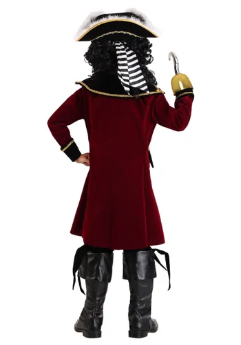 Vista 2 de Disfraz infantil Deluxe de Capitán Garfio Multicolor