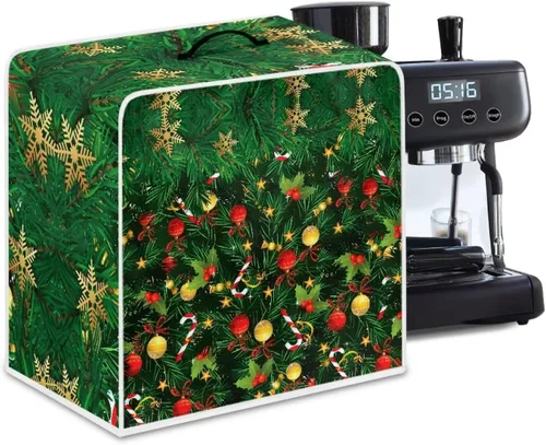 Vista 10 de Cubierta antipolvo para máquina de café con girasol, cubierta antipolvo para cafetera, funda para licuadora, cubierta de tela para batidora de pie
