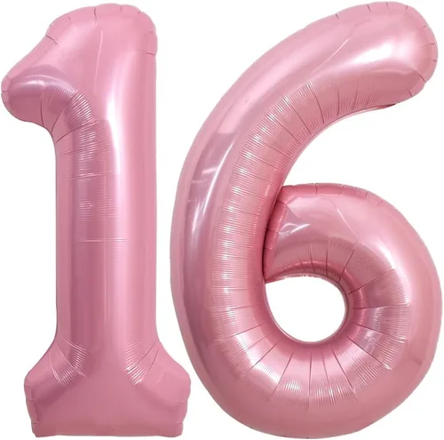 Vista 203 de Toniful - Globos de helio grandes de números del 0 al 9 de 40 pulgadas, color negro, globos digitales de número 0, globos de papel de aluminio