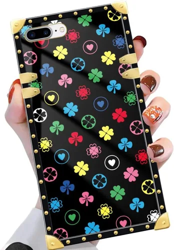 Vista 34 de Funda compatible con iPhone X/Xs, TPU suave de lujo y parte trasera de policarbonato duro para niñas y mujeres, funda protectora a prueba de golpes