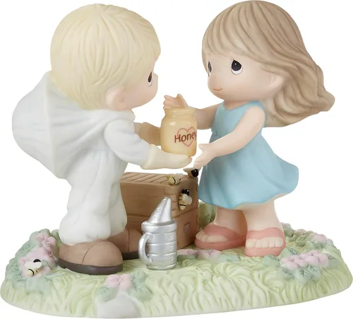 Vista 3 de Precious Moments 222004 - Figura de porcelana con texto en inglés "You're Always Bee My Honey