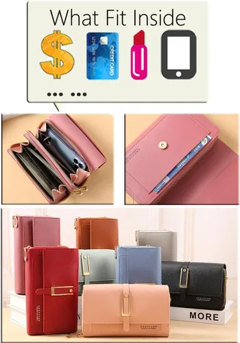 Vista 6 de PORT&LOTUS Bolso bandolera para mujer de piel sintética