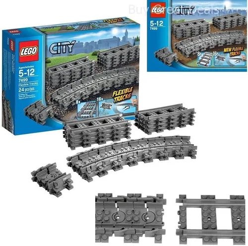 Vista 5 de Vias de tren de juguete Lego City modelo 7499