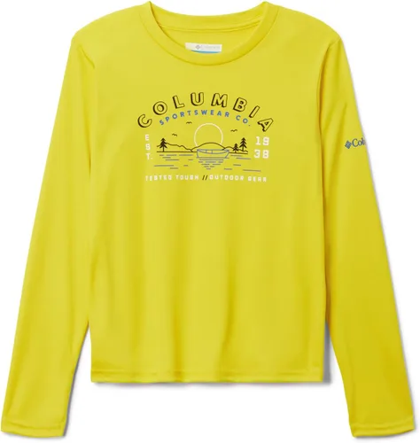 Vista 19 de Columbia Camiseta Grizzly Peak Ls Graphic para niño Negro Gema Berg