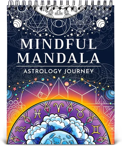 Vista 11 de Libro de colorear mandala RYVE para adultos - 50 mandalas únicas para relajación y alivio del estrés - Libro de colorear para adultos en espiral