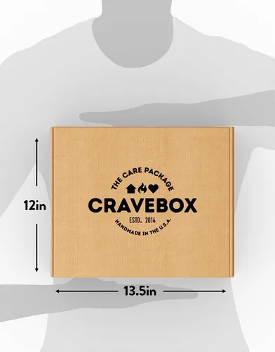 Vista 3 de CRAVEBOX Caja de aperitivos y dulces (80 unidades) para el Día del Padre, paquete surtido de regalo para adultos y niños, paquete de cuidado