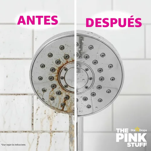Vista 5 de Stardrops - The Pink Stuff - Kit de limpieza The Miracle Scrubber - 2 tubos de pasta de limpieza The Miracle con herramienta de limpieza eléctrica