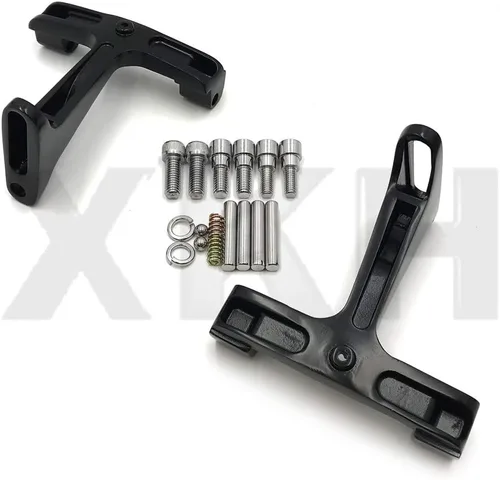 Vista 5 de XKH - Soporte de montaje para estribo de pasajero negro compatible con Touring Trike 1993-2019 [B07NSD3H47]