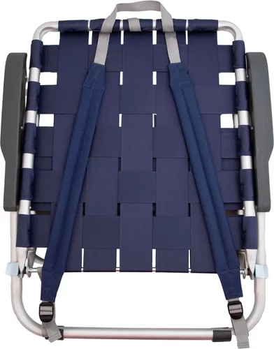 Vista 5 de MOUNTAIN SUMMIT GEAR Caddis Sports - Silla de playa de malla baja con correas de mochila, asiento ligero portátil para aventuras al aire libre, días