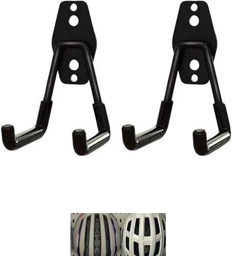 Vista 2 de Soporte de pared para casco de motocicleta, soporte de pared para casco, gancho para casco de motocicleta, soporte de pared para el hogar
