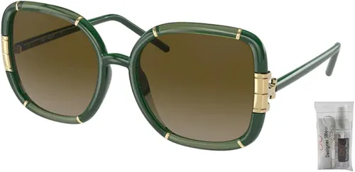 Vista 2 de Tory Burch TY9071U Square Sunglasses for Women BUNDLE With Designer iWear Complimentary Eyewear Kit