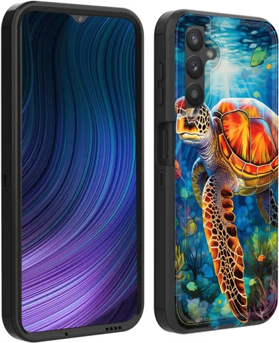 Vista 43 de Funda para Galaxy S23 5G, híbrida de doble capa (tapa a prueba de polvo integrada) (soporte magnético para automóvil) a prueba de golpes, protección