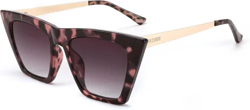 Vista 8 de FEISEDY Gafas de sol de lectura para mujer, gafas de sol con lector de ojo de gato de moda para hombres B4120