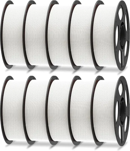 Vista 55 de Paquete de filamento PLA para impresora 3D, 22.0 lbs, 1.181-11.811 in/s para Bambu Lab AMS, AMS Lite