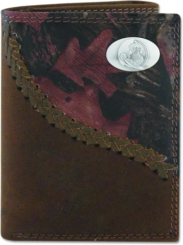 Vista 4 de ZEP-PRO NCAA - Cartera triple para hombre Marrón